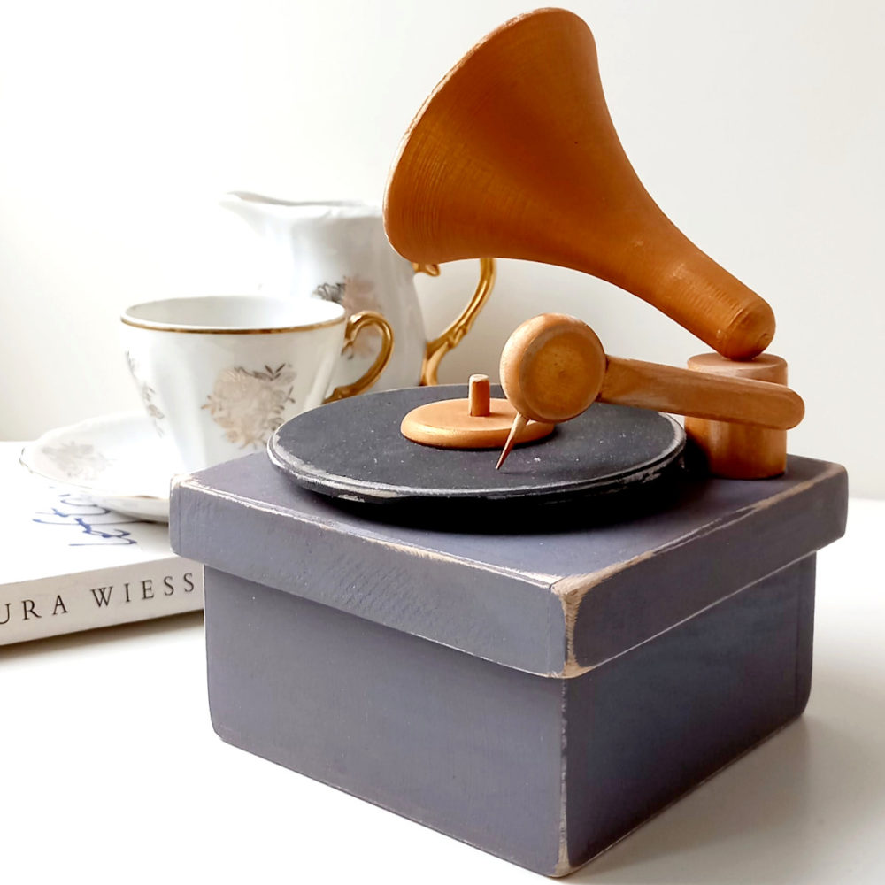 gramophone storage box
