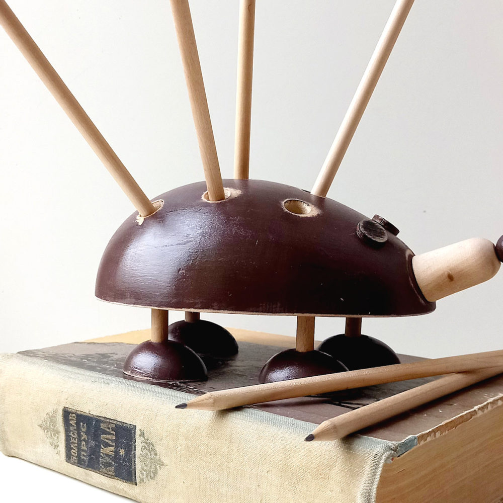 pencil holder hedgehog