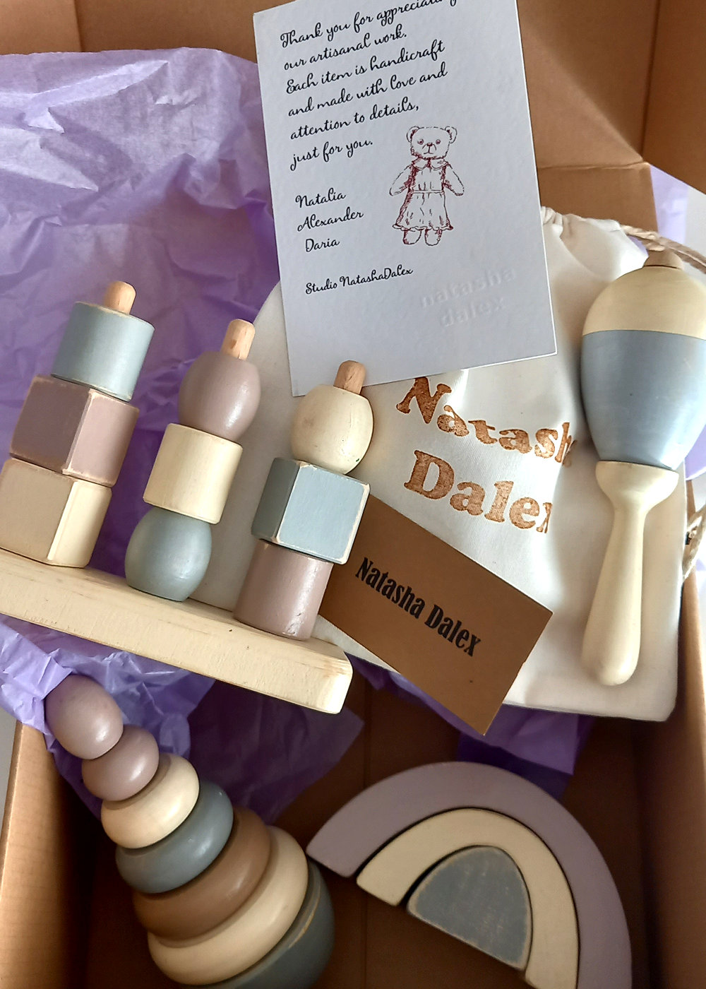 rainbow & pyramid & sorter & rattle set 3 - Image 2