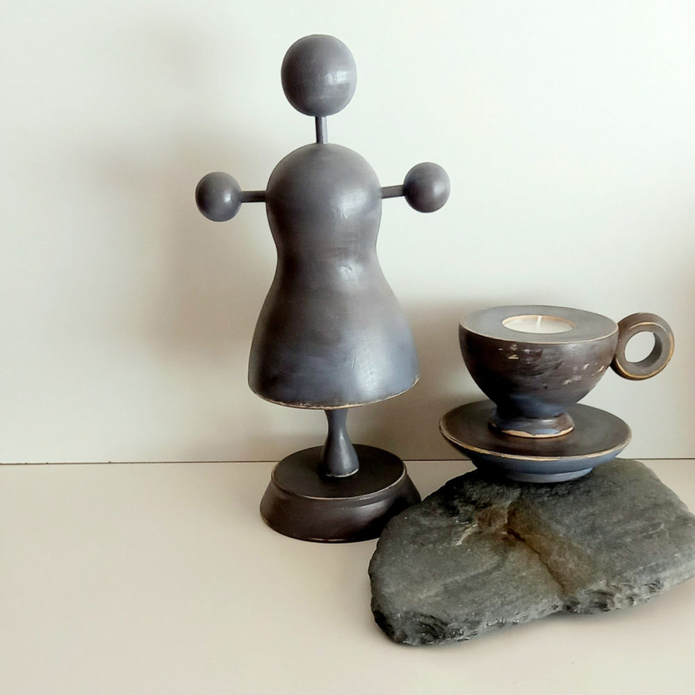 mannequin & candlestick set