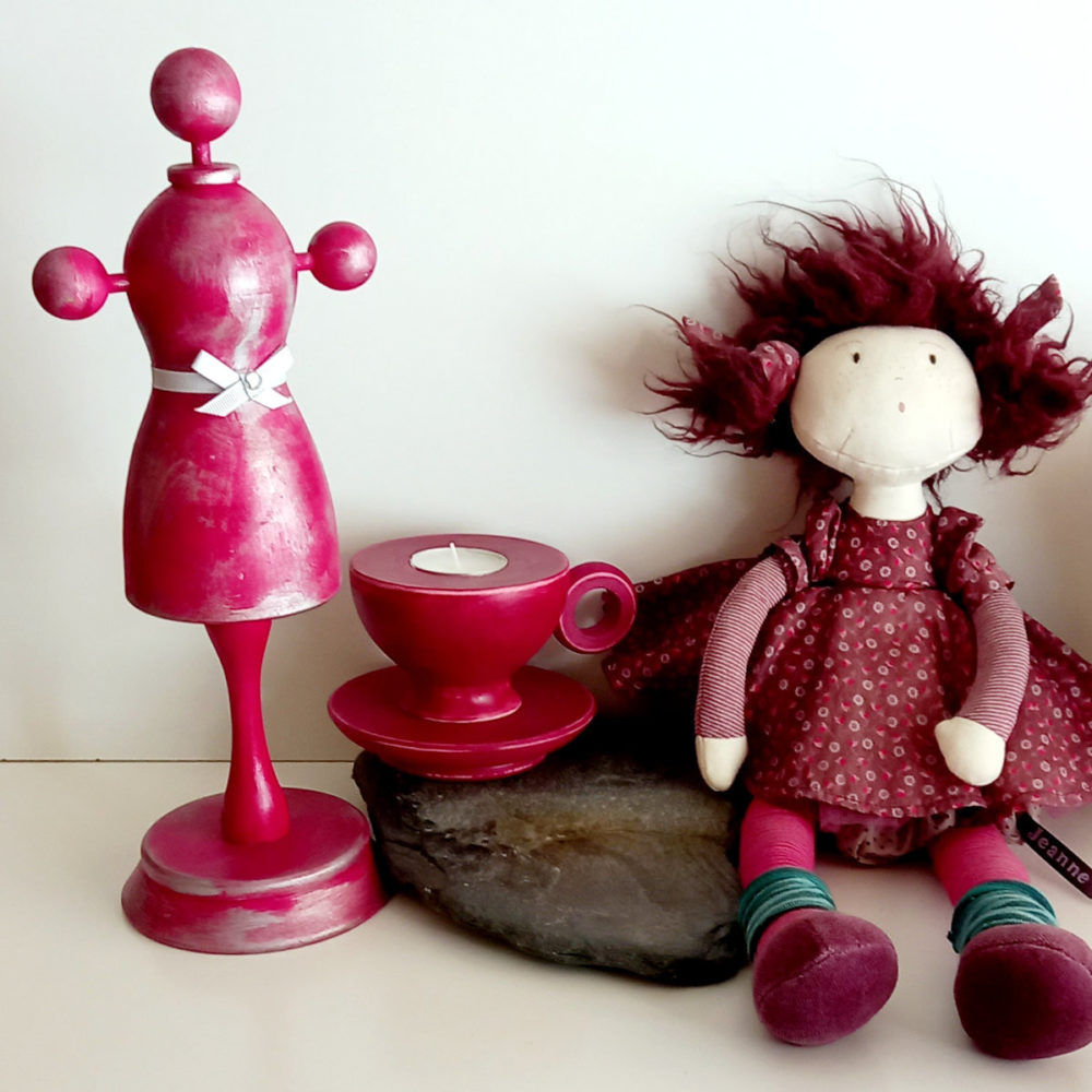 mannequin & candlestick set