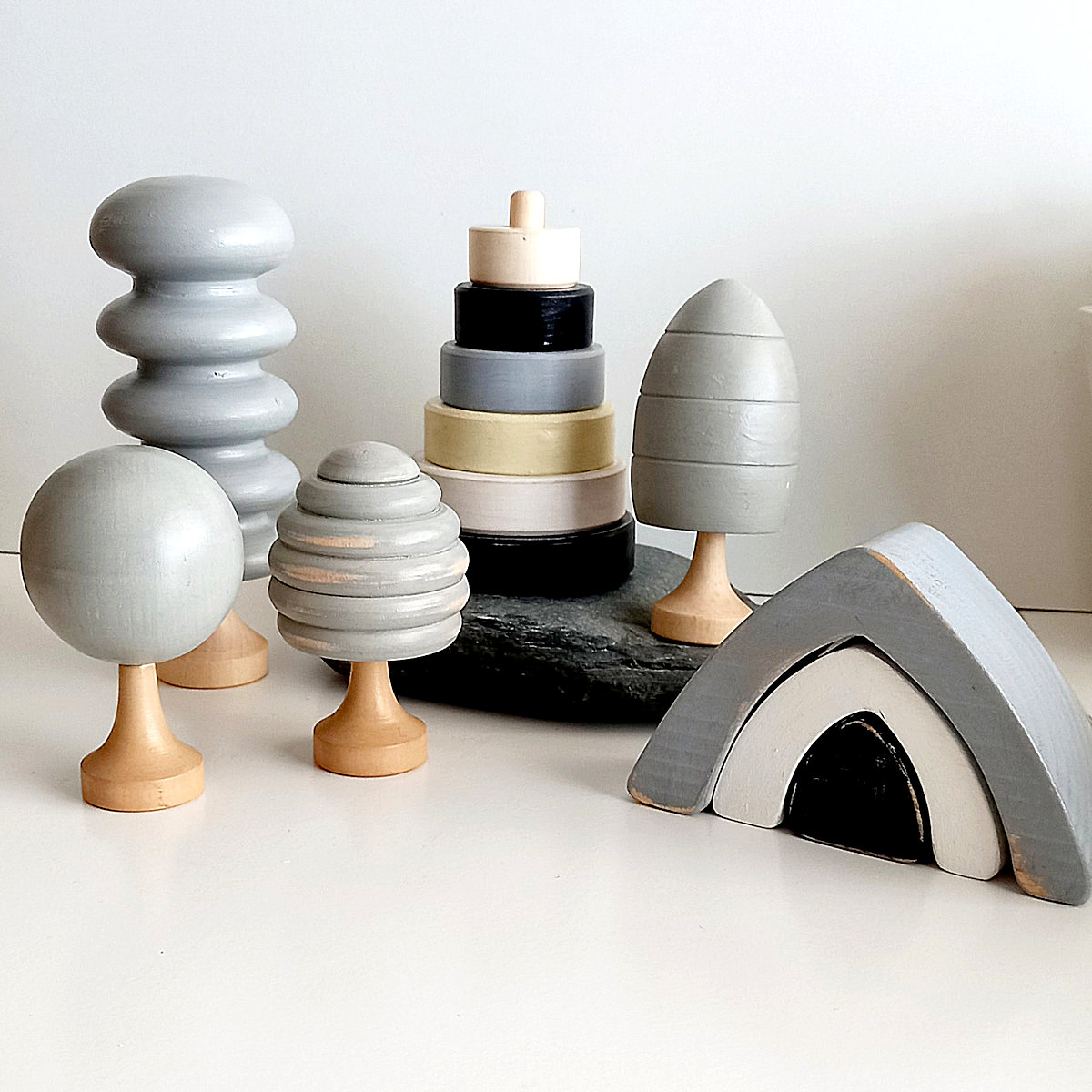 rainbow & trees & pyramid set 1 - Image 6